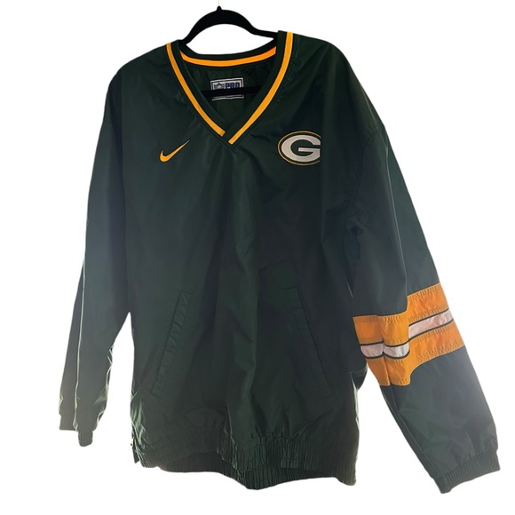 Nike Pro Line Vintage Green Bay Packers NFL Reversible Pullover - Size XL - Picture 1 of 10